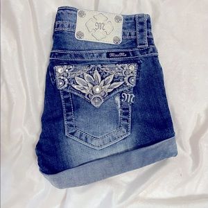 GUC Miss Me Embellished Shorts Shorts  Size 26